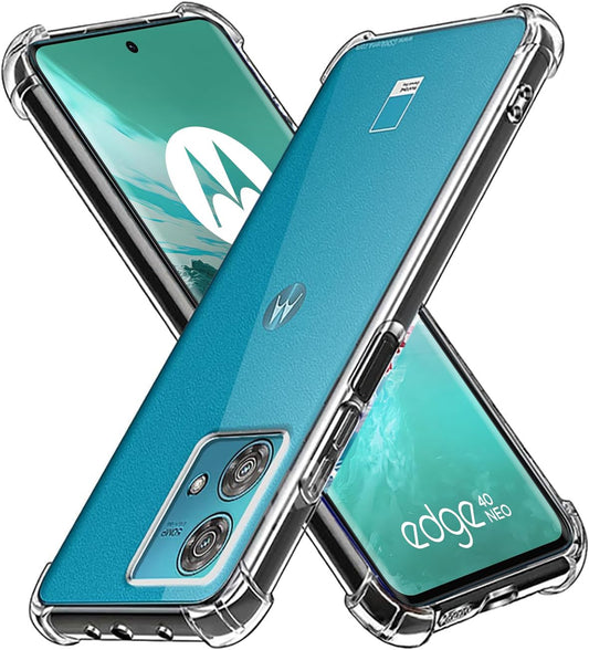 Transparent Anti Burst Phone Case for Motorola EDGE 40 NEO