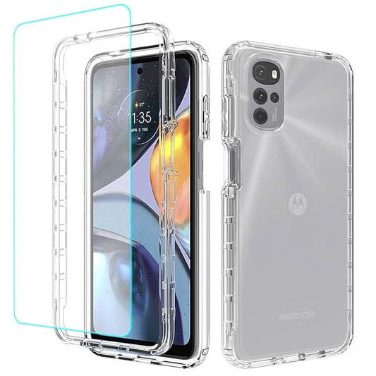 Transparent Anti Burst Phone Case for Motorola G22