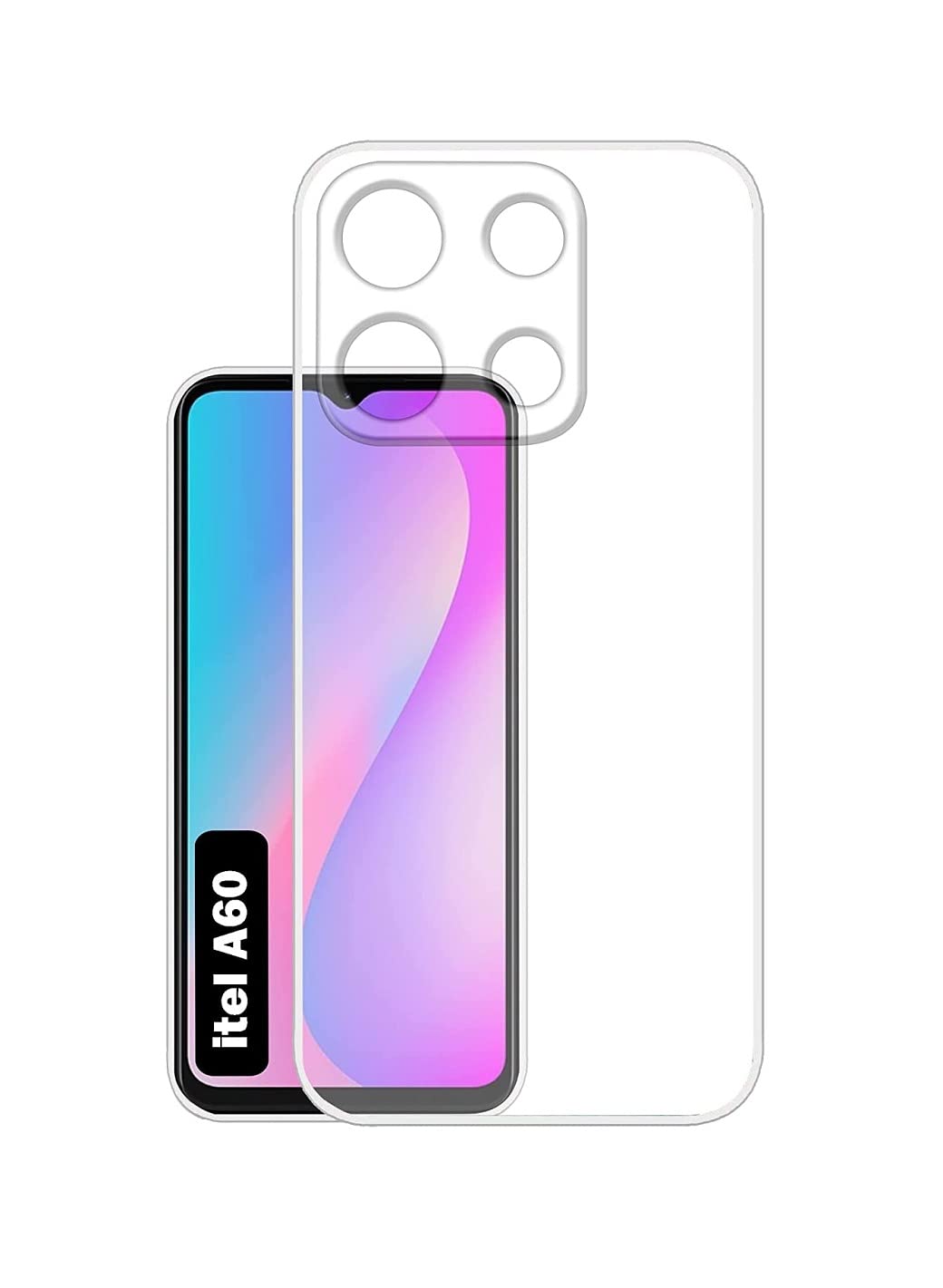 Transparent Anti Burst Phone Case for Itel A60