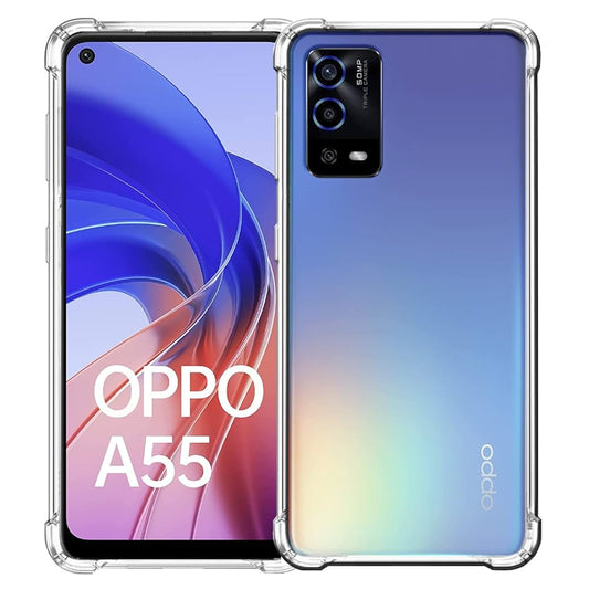 Transparent Anti Burst Phone Case for OPPO A55 5G/A53S 5G/A55S/A56 5G