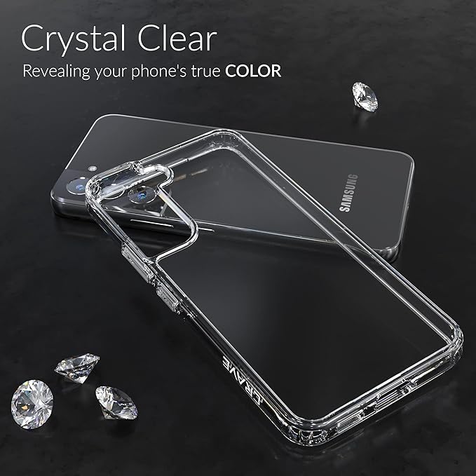Transparent Anti Burst Phone Case for Samsung S22