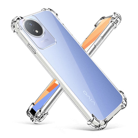 Transparent Anti Burst Phone Case for VIVO Y02 / Y11 2023